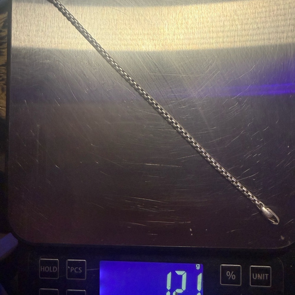 David Yurman box chain 4mm bracelet